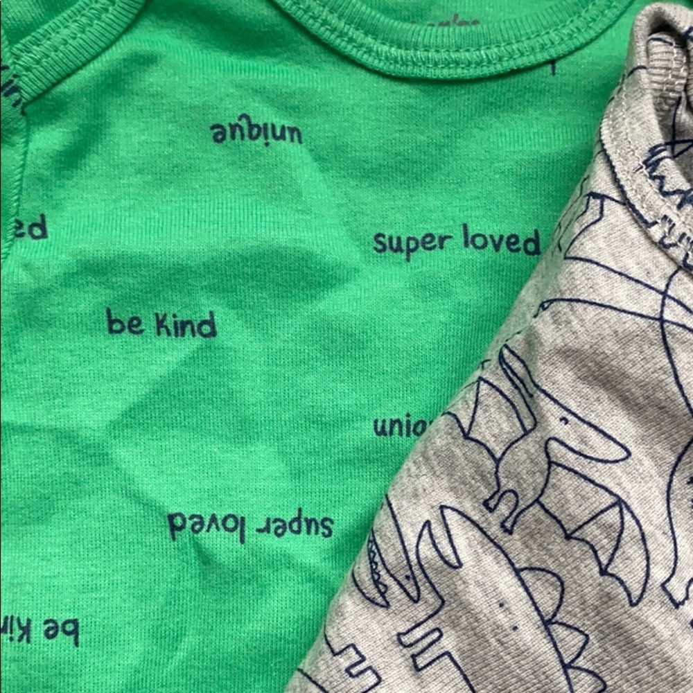5 Pack Short Sleeve Carters Bodysuit Sz 12m Boys - Picture 5 of 8